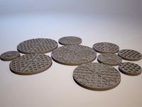 Z.O.D. Starship Theme Bases (28mm/Heroic scale) by dutchmogul