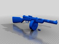 Soviet PPD-40 Sub Machine Gun ( Replica ) by Jace1969