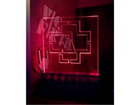 rammstein acrylic light logo by douwe1230