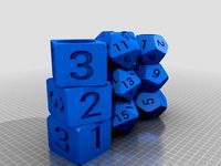Stack O' Dice Pencil/Pen Holders by TurboAngel
