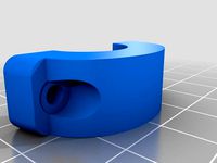 Creality CR-10 E3D Volcano Mount Clamp Low Profile by sheldonopolis