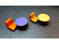 Toy Table and Chair (Hape toy style) by in_the_garage