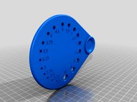 Knitting needle gauge EU (Stricknadellehre) by Morpheus61