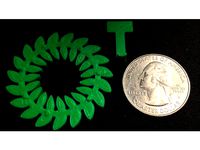 Christmas Wreath and Door Hanger for Dollhouse Door by WatchStuffBePrinted