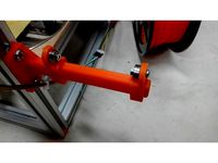 Simple adjustable 623ZZ filament spool holder for 2020 extrusion by watamin