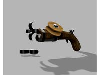 Flintlock Grappling Hook by PLAparts