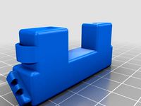 Extruder LED Strip Mount for Wanhao i3 Maker Select 2.1 by Zpsmi