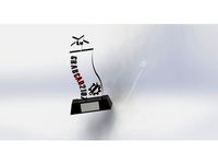 GRABCAD 4Million member challenge my trophy design by Dhanasekar