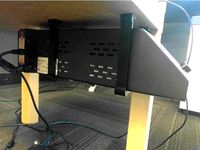 Monoprice Maker Select v2 i3 Ikea Lack Controller Hanger by jaredaz