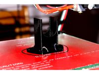 40mm Fan duct for E3D Hotend on jonaskuehling reinforced X-Carriage for Prusa i2 by JargoV
