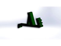 Smartphone Holder (uses less material) by bibekraut