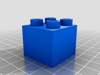 Brick Adapters: Duplo and Playmobile 123 by piep3d
