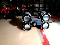 bluetooth speaker setup(4ohm 6watt) by ChrisSide
