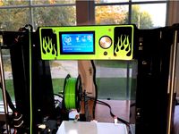 Anet A6 Faceplate (skin) Flames by sharkinator