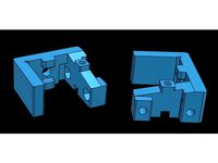 Adjustable Endstop holder for Delta Kossel with 2020 AL  by JanN_H