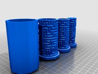 Russian Doll Maze Puzzle Box by 3DFabXYZ