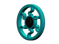 Round Fidget Spinner  by Brahmabeej