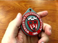 Worcester Polytechnic Institute Keychain by timrbsnow