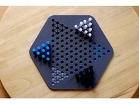 Multi-Color Chinese Checkers Set by MosaicManufacturing