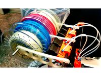 Spool holder Multi Material Prusa i3 MK2 by vaell
