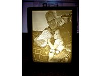 Lithophane lamp - 4 frames by yh125d