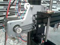 anet a2 x carriage motor holder by kirkalaniz