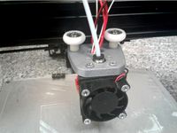 redesigned x carriage hot end holder for anet a2 by kirkalaniz