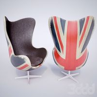 Кресло Hirshorn Сhair Fudge Union Jack