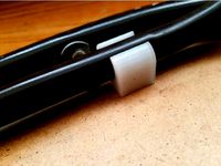 Clips for TV table with 16mm legs - print in NYLON by FluxAxiom