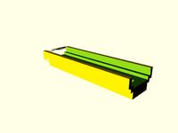 Micro:Pixel Edge to Fibre-optic adapter by furbrain