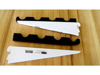 3/4" Pipe Clamp Mounting Insert For 9 Inch Rubbermaid Dual Support Brackets by URHC