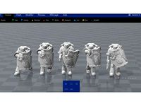 18mm 1/100 Tactical Legionnaire with shields by AliothReuas