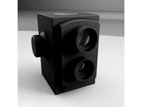 Experimental Twin Lens Reflex Pi Zero Camera by Secondrobotics