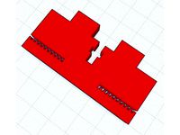 Prusa i3 Belt Hold part - replacement for acrilic design by gmarek07