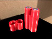 Dual 20700 Battery Case by PH1LZ