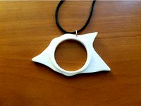 2017 Solar Eclipse Pendant by SlickSpazz