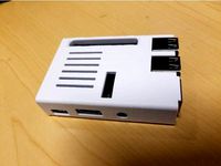 Raspberry Pi 3 single case & camera hole by leadpan