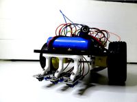 Line tracking sensors holder by NikodemBartnik