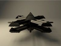 Gothic Chaotic Spacestation by alphaflight83