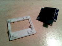 Display Frame for 0.96 inch OLED display by Ybot_1