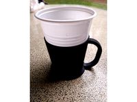 Plastic Cup Holder by Telerobot