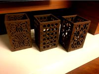 From Laser Cut to FDM Candle Holders Remix by Nonsolo3D