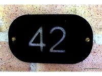 House number 42 by davidhembrow