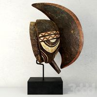 Bobo Mohawk Mask Headcrest on Stand