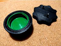 Milk Bottle Locking Cap "Milkey" by peaberry