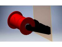MonoPrice Mini V2 Spool Wheel (2.225ID) holder by ejg3855