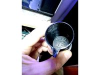 Gas fuel oil mixing cup 75ml (1.5% for 5 liters) by Lanius