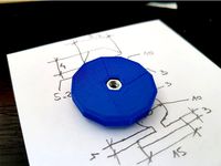 M3 Thumbwheel for bed leveling by zomtronic