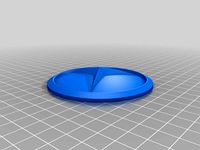 Merc W123 mag wheel hub cap by moonants