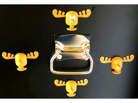 Moose Fridge Magnet by wabbitguy